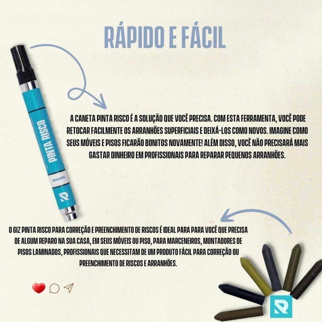 Giz Corretivo Com Verniz